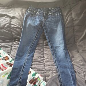 Miss Me Dark Blue Skinny Jeans